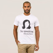 T-shirt Je parle - Kamala Harris (Devant entier)