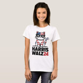 T-shirt Je Parle Kamala Harris Président Comma La Ameri (Devant entier)