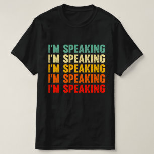 T-shirt Je parle Kamala Harris Vice-présidente Débat