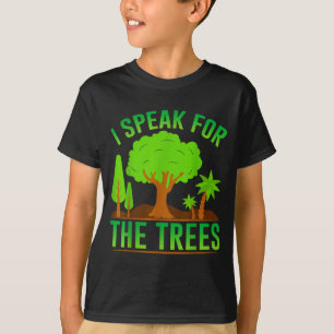 T-shirt Je parle pour les arbres _1