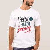 T-shirt Je Parle Sarcasme Fluent (Devant)