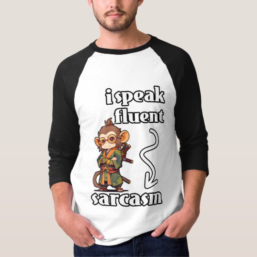 T-shirt Je Parle Sarcasme Fluent (Devant)