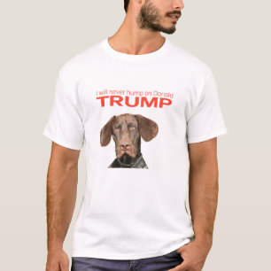 T-shirt Je pas jamais bosse sur Donald Trump !