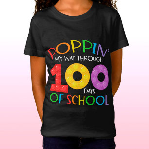 T-Shirt Je passe 100 jours à l'école