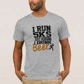 T-shirt Je Passe 5 Ks Pas Je Bois De Bière (Devant)