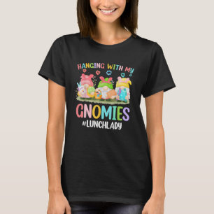 T-shirt Je Passe Avec Mes Gnomies Déjeuner Dame Lapin De P