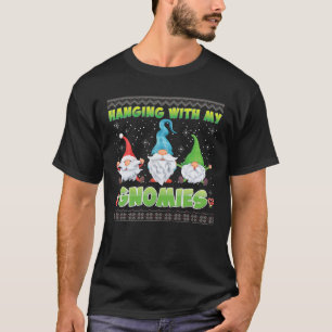 T-shirt Je Passe Avec Mes Gnomies Doux Gant Gno Noël