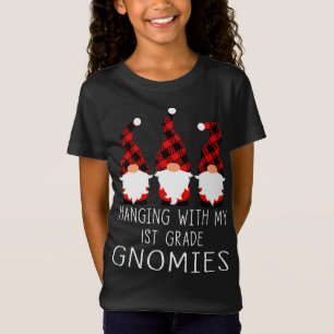 T-Shirt Je Passe Avec Mes Gnomies Drôle Gnomes Joyeux Noël