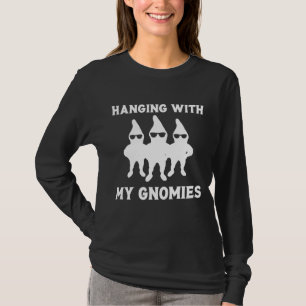 T-shirt Je Passe Avec Mes Gnomies Drôle Jardin Gnome Tee