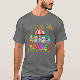 T-shirt Je Passe Avec Mes Gnomies Gnomes Vacances D'Été Co