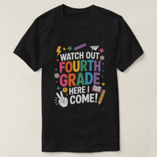 T-shirt "Je passe en quatrième"