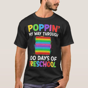 T-shirt Je Passe Mon Chemin À Travers 100 Jours De Garçons