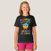 T-shirt Je Passe Mon Chemin À Travers 100 Jours D'École Dr (Devant entier)
