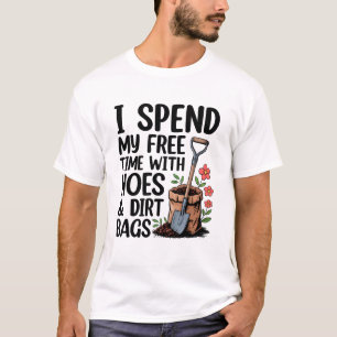 T-shirt Je passe mon temps libre avec des prostituées et d