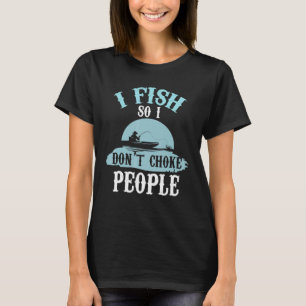 T-shirt Je Pêche Donc Je Ne Choque Pas Les Gens Pêche 2