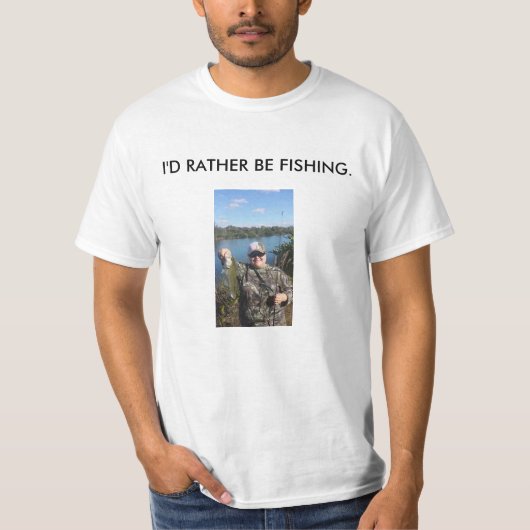 T-shirt Je PÊCHERAIS PLUTÔT (Devant)