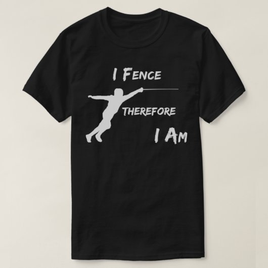 T-shirt Je Pence Donc Je Suis (Design devant)