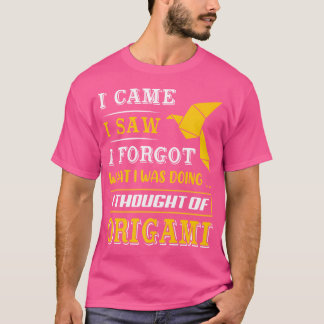 T-shirt Je Pensais À Origami