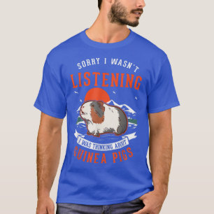 T-shirt Je pensais aux cochons de Guinée