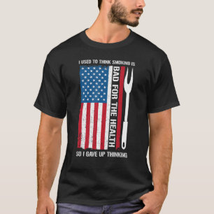 T-shirt Je pensais que fumer était mauvais pour la fille d
