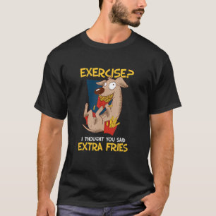 T-shirt Je Pensais Que Vous Avez Dit Extra Fries Food Fren