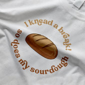 T-shirt Je Pense À Une Pause, De Même Mon Boulanger De Sou