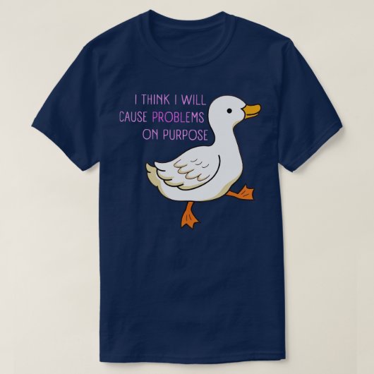 T-shirt Je Pense Que Cela Va Provoquer Des Problèmes Sur L (Design devant)