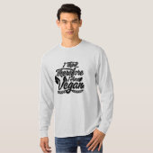 T-shirt Je Pense Que Je Suis Vegan. (Devant entier)