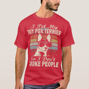 T-shirt Je Pet Mon Jouet Pour Terrier Donc Je Ne Choque Pa