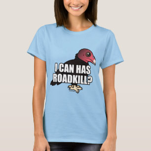 T-shirt Je peux a l'animal tué sur une route ?