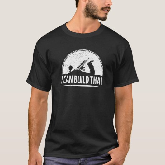 T-shirt Je Peux Construire Cette Coiffure Expert En Carbon (Devant)