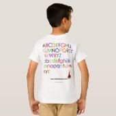 T-shirt Je peux écrire mon ABC (Dos entier)