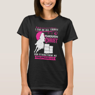 T-shirt Je peux faire toutes choses bien que Christ qui me
