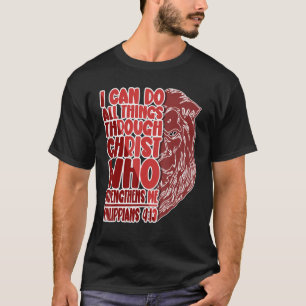 T-shirt Je Peux Faire Toutes Les Grandes Choses À Travers 