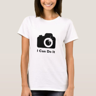 T-shirt Je Peux Le Faire Caméra