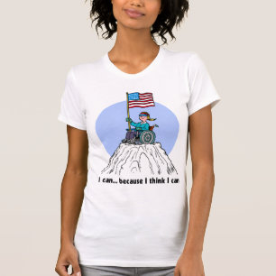 T-shirt Je peux parce que je pense que je peux