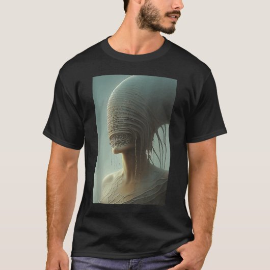 T-shirt Je peux vous voir Digital AI Stable Diffusion Tank (Devant)