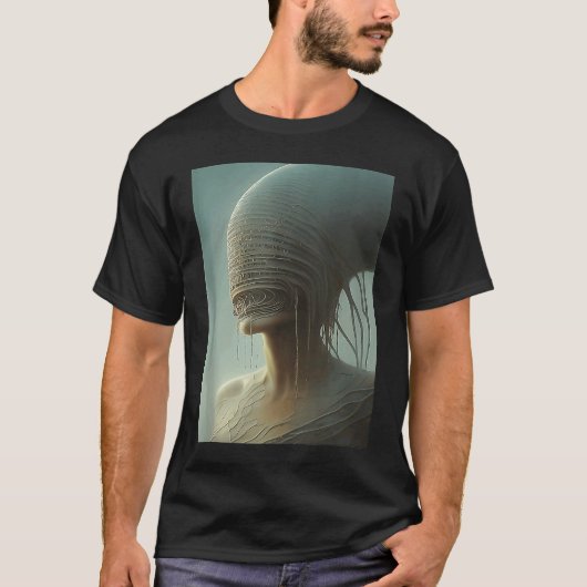 T-shirt Je peux vous voir Digital AI Stable Diffusion Tank (Devant)