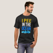 T-shirt Je Pis Dans L'Océan (Devant entier)