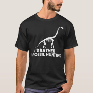 T-shirt Je Plais Être La chasse aux fossiles Cadeau Vintag