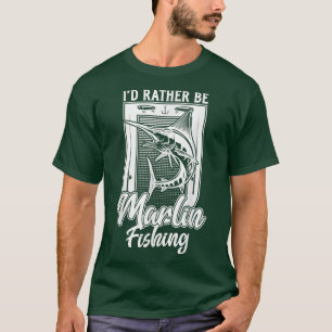 T-shirt Je Plais Être Marlin Pêche Poisson Drôle Pêcheur G