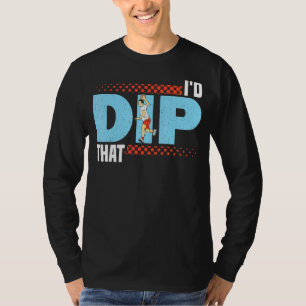 T-shirt Je plongerais ce gaga de balle de Dodgeball jeu 1