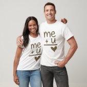 T-shirt Je plus vous égale le tee - shirt des hommes (Unisexe)