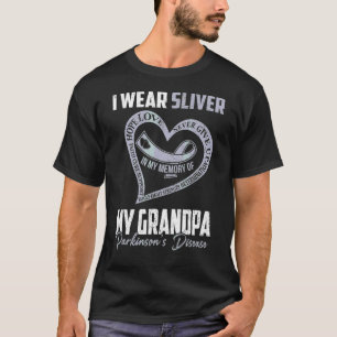 T-shirt Je porte de l'argent pour le coeur de mon grand-pè