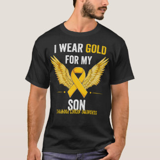 T-shirt Je Porte De L'Or Pour Mon Fils Sensibilisation Au 