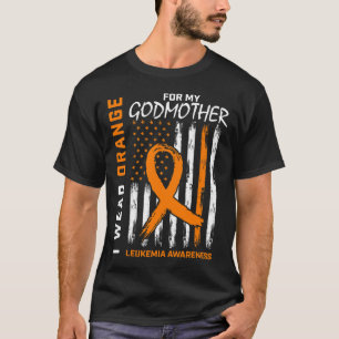 T-shirt Je Porte De L'Orange Pour Godmère Leukemia