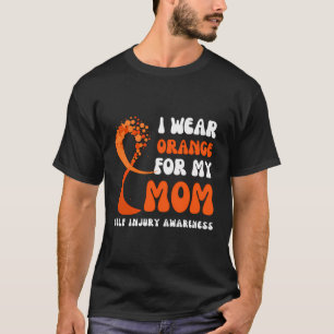 T-shirt Je Porte De L'Orange Pour Ma Mère Auto-Blessure Co