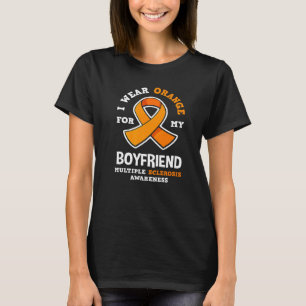 T-shirt Je Porte De L'Orange Pour Mon Copain Scelrosis Mul
