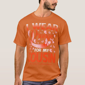 T-shirt Je Porte De L'Orange Pour Mon Cousin TDAH