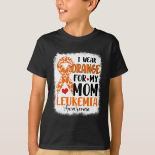T-shirt Je Porte De L'Orange Pour Mon Mois De Sensibilisat